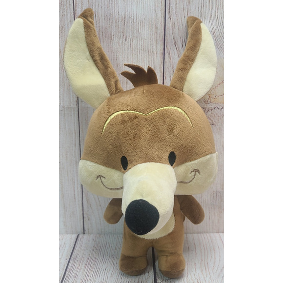 Looney Tunes Plush Wile E Coyote Chibi Stuffed Animal Toy Factory Brown 12" 2023 - Picture 1 of 6